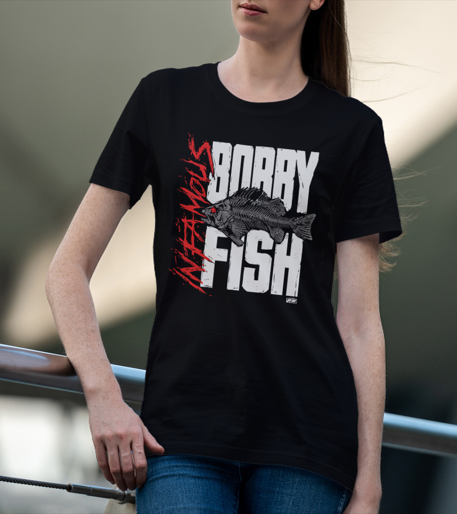 Bobby Fish Infamous AEW Red Star T-Shirt