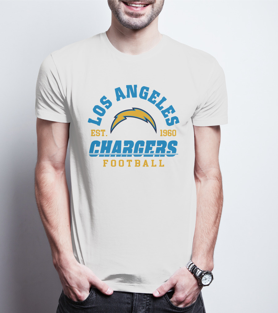 Los Angeles Chargers Est. 1960 Football T-Shirt