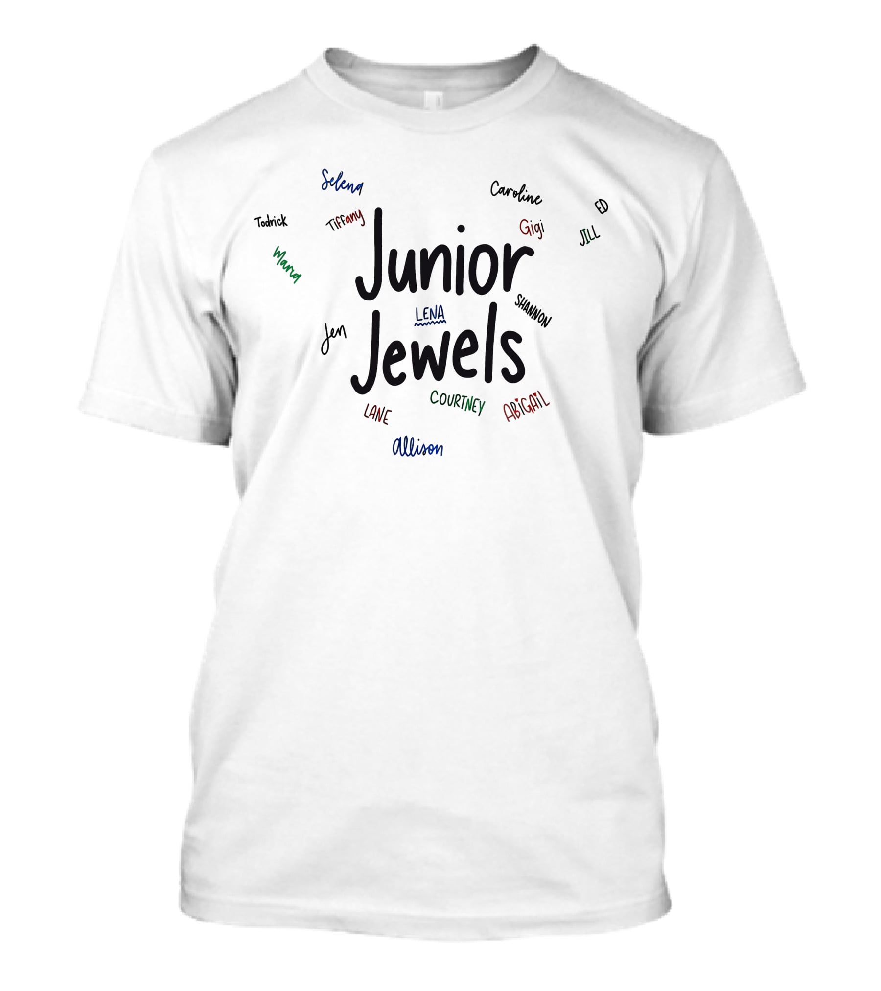 Junior Jewels Taylor Swift You Belong With Me Names T-Shirt