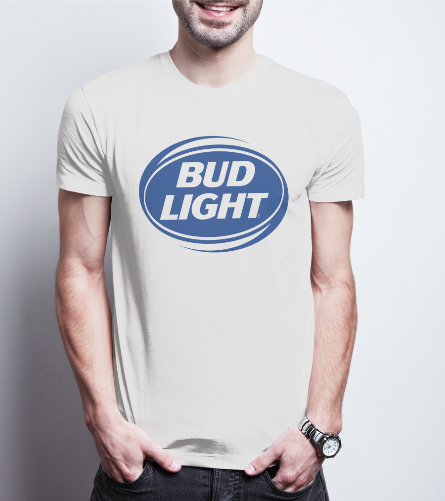 Bud Light Classic Blue Oval T-Shirt
