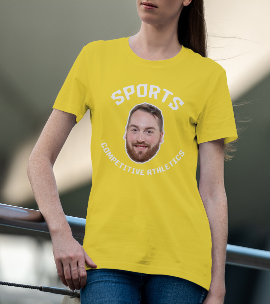SPORTS COMPETITIVE ATHLETICS BEARDED FACE T-Shirt