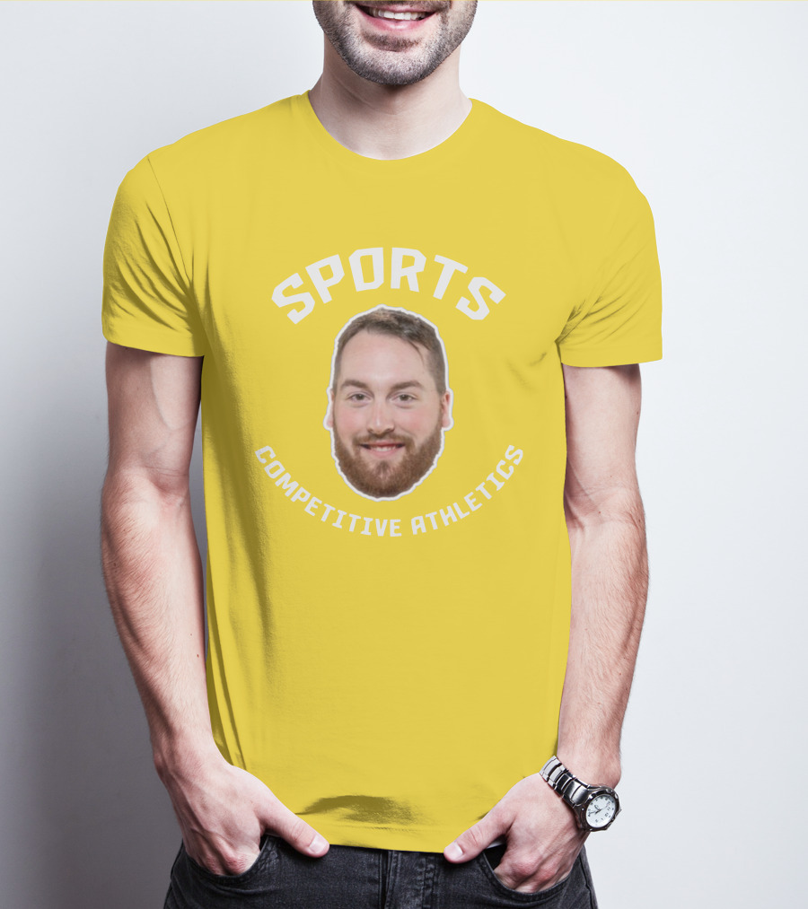 SPORTS COMPETITIVE ATHLETICS BEARDED FACE T-Shirt