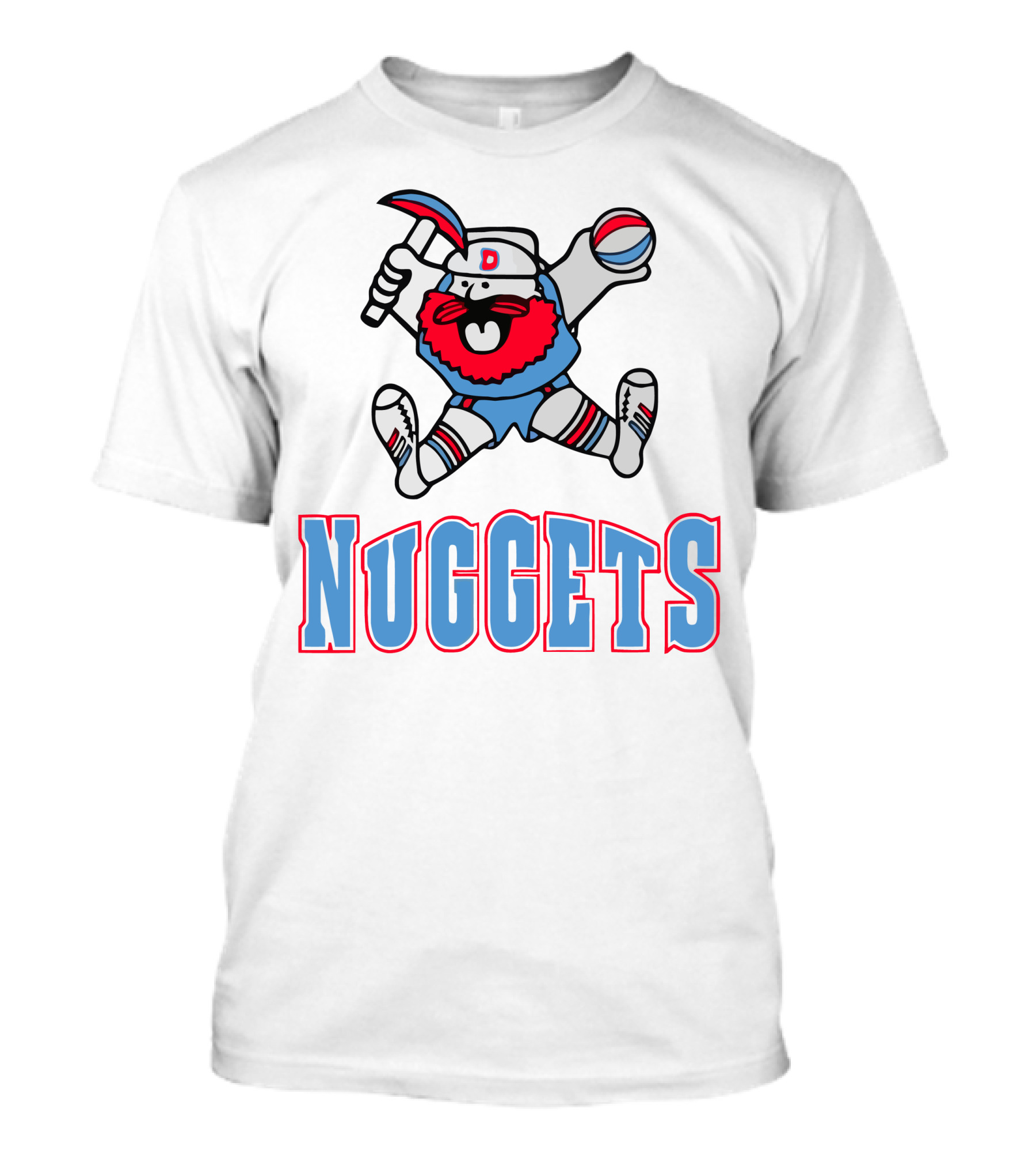 Denver Nuggets Old School Miner Mascot T-Shirt