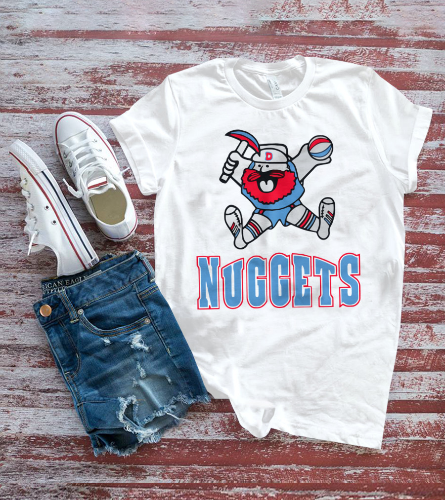Denver Nuggets Old School Miner Mascot T-Shirt