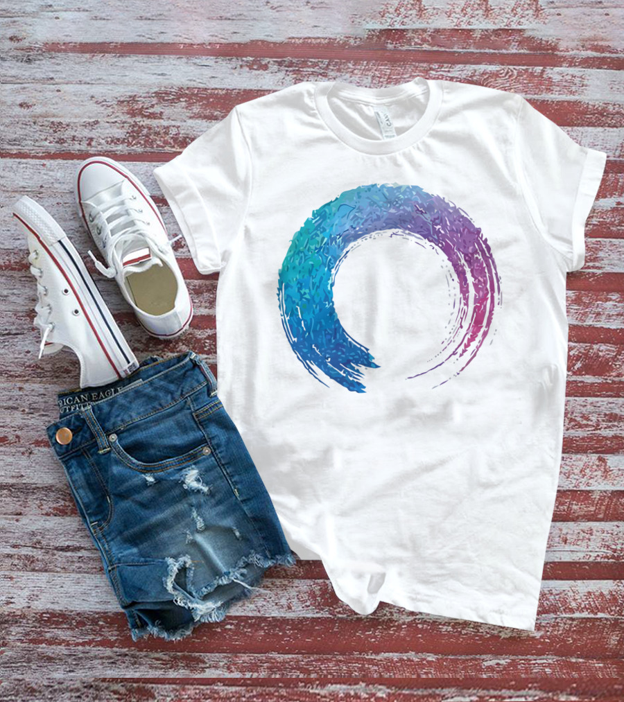 Funilab X Koan Zen Enso Circle Gradient T-Shirt