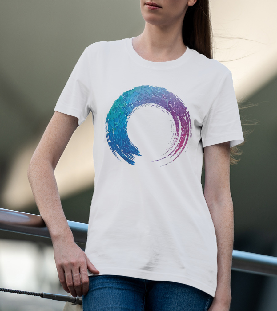 Funilab X Koan Zen Enso Circle Gradient T-Shirt
