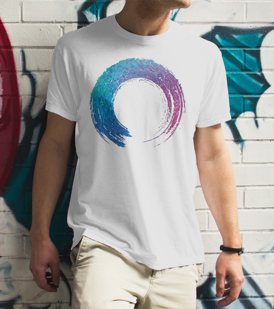 Funilab X Koan Zen Enso Circle Gradient T-Shirt