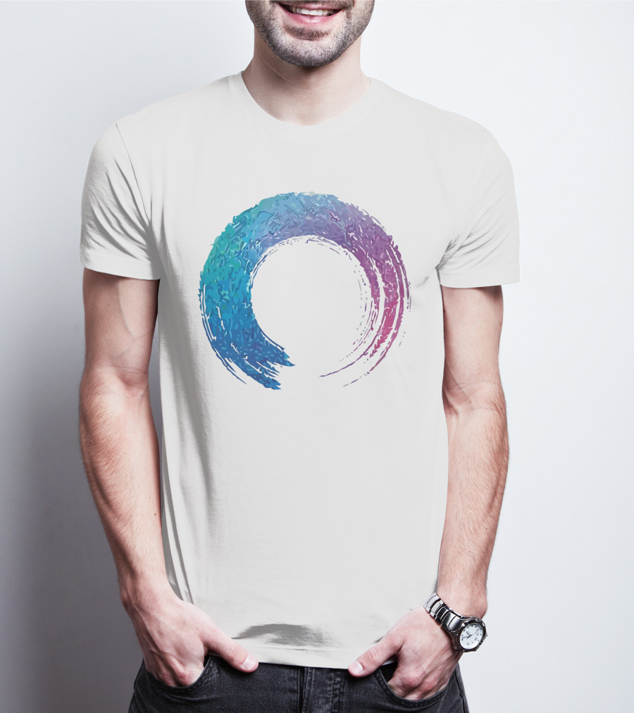 Funilab X Koan Zen Enso Circle Gradient T-Shirt