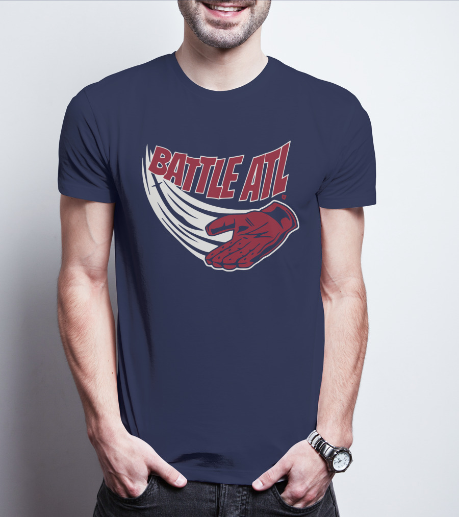 Battle ATL Atlanta Braves Hand Gesture T-Shirt