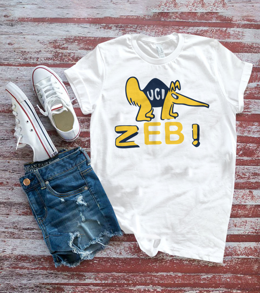 UCI Zeb Baseball Anteater T-Shirt