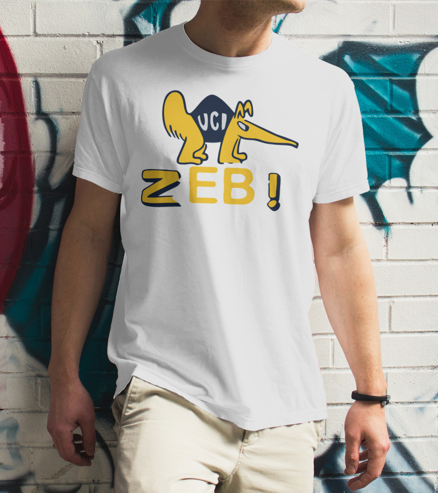 UCI Zeb Baseball Anteater T-Shirt
