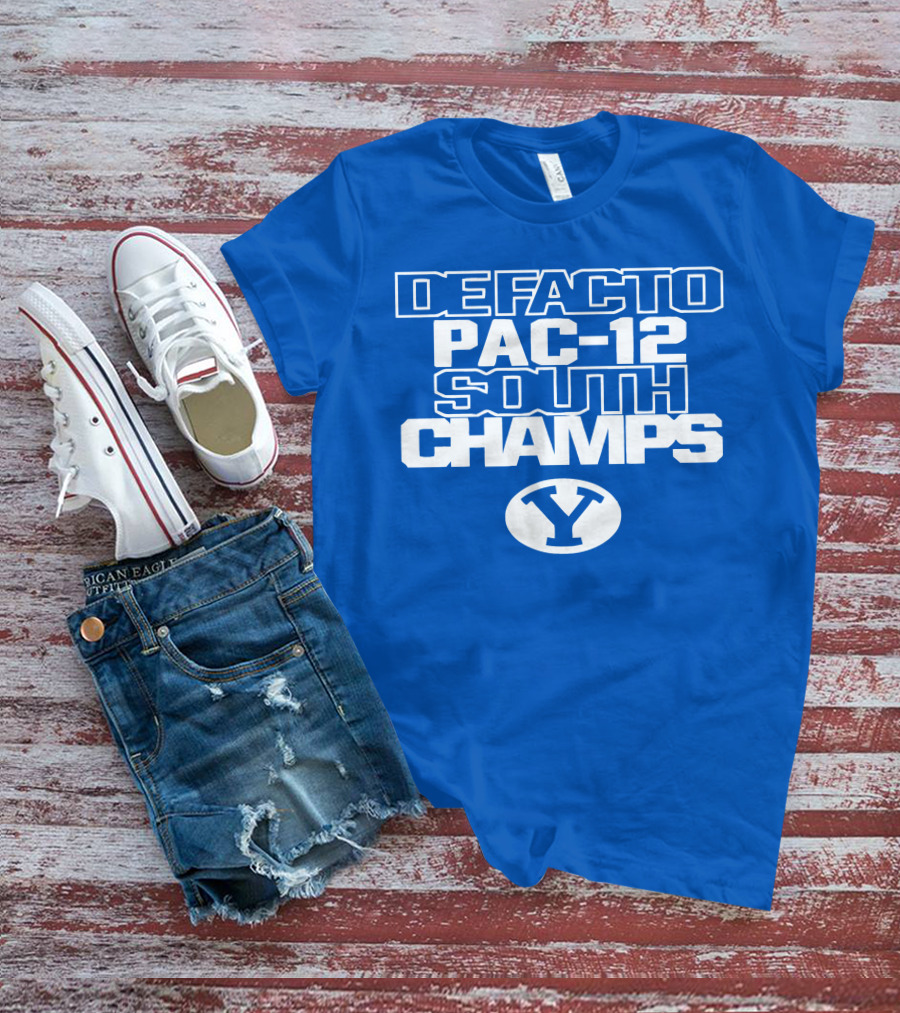DEFACTO PAC-12 SOUTH CHAMPS BYU Y T-Shirt