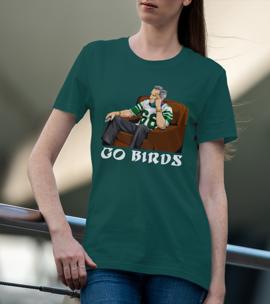 Go Birds Philadelphia Eagles Football 66 Jersey Fan T-Shirt