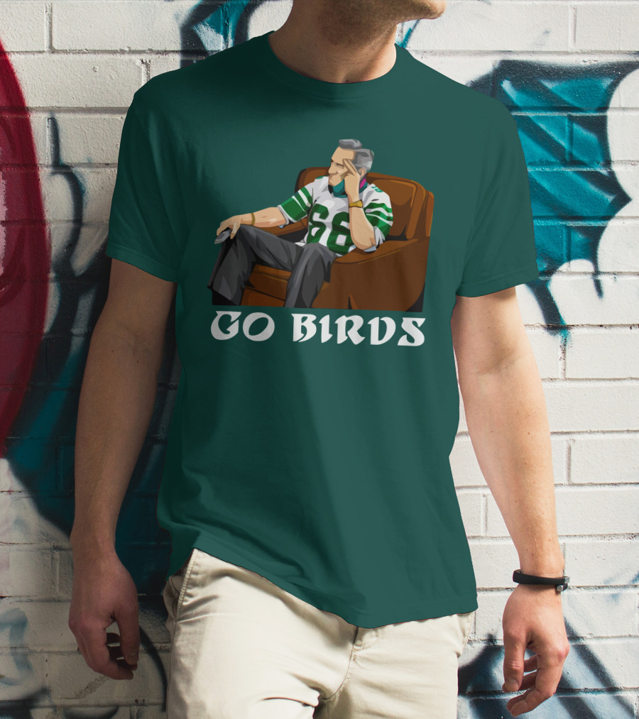 Go Birds Philadelphia Eagles Football 66 Jersey Fan T-Shirt