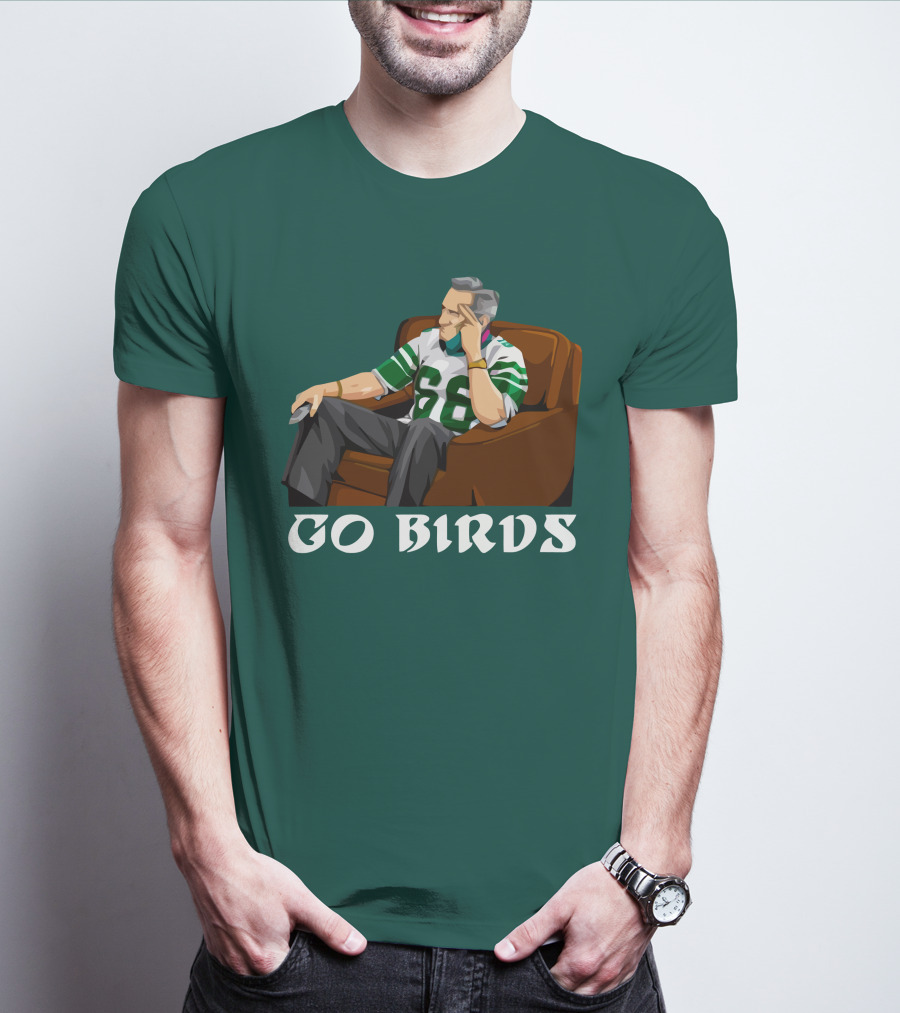 Go Birds Philadelphia Eagles Football 66 Jersey Fan T-Shirt