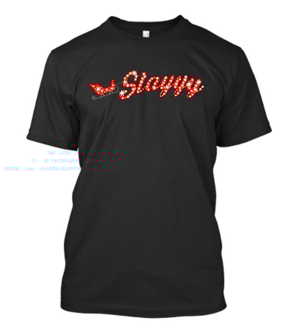 Bebe Rexha Slayyy Sleigh Christmas Lights T-Shirt