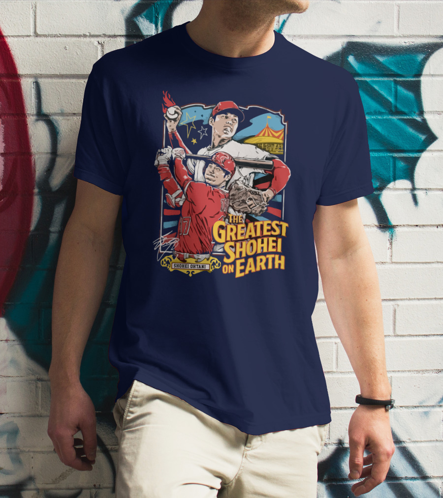 Shohei Ohtani Pitcher And Batter The Greatest Shohei On Earth T-Shirt