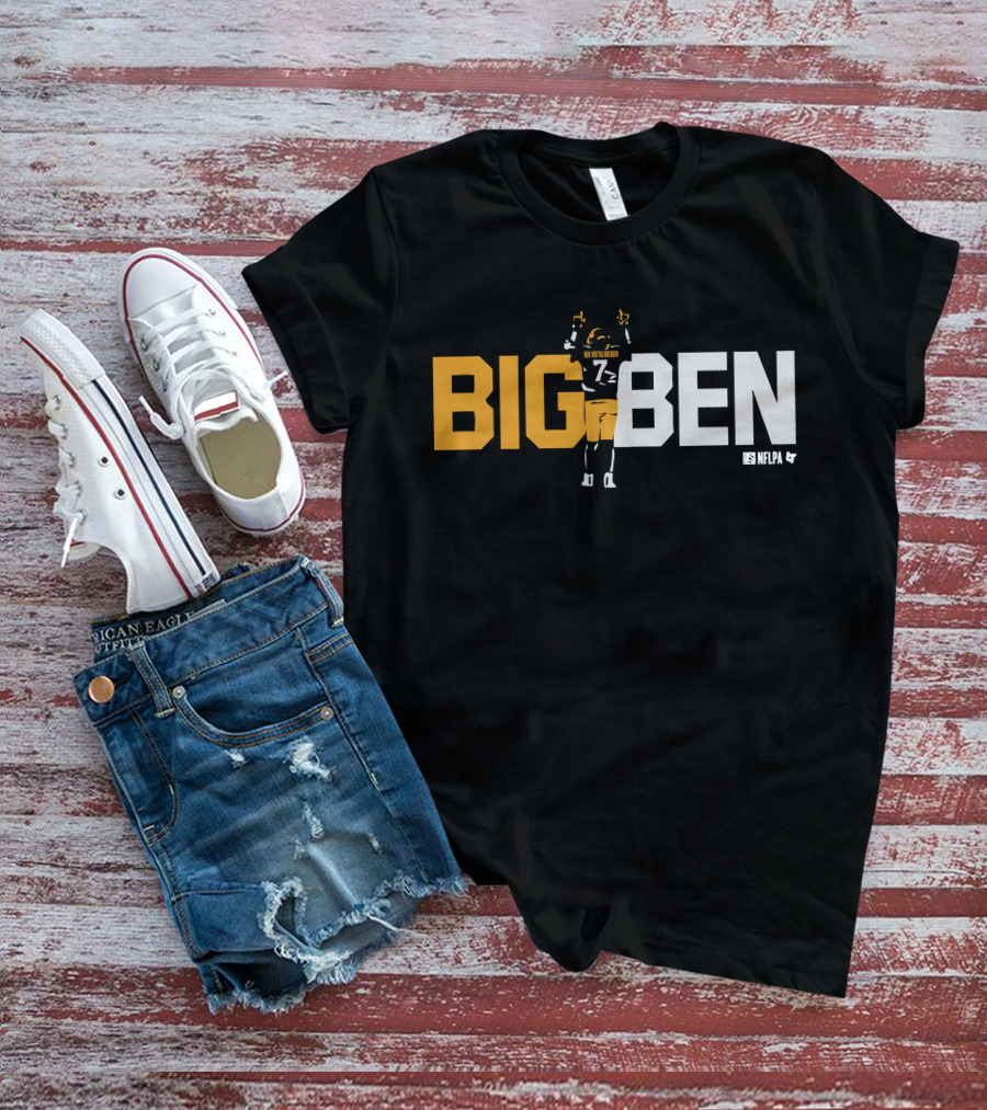 BIG BEN Ben Roethlisberger One Last Time NFLPA T-Shirt