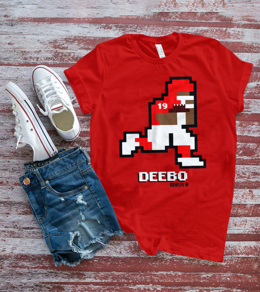 Deebo Samuel 8-Bit Retro NFLPA Number 19 Football T-Shirt
