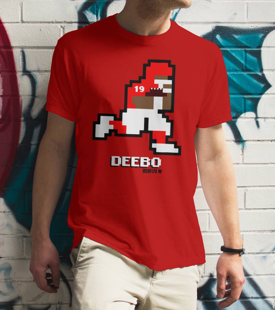 Deebo Samuel 8-Bit Retro NFLPA Number 19 Football T-Shirt