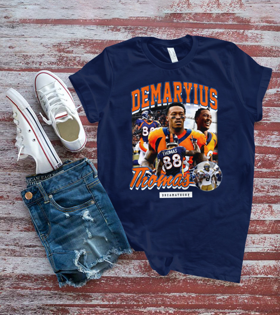 Von Miller Demaryius Thomas Dreamathon Denver Broncos Tribute 88 T-Shirt