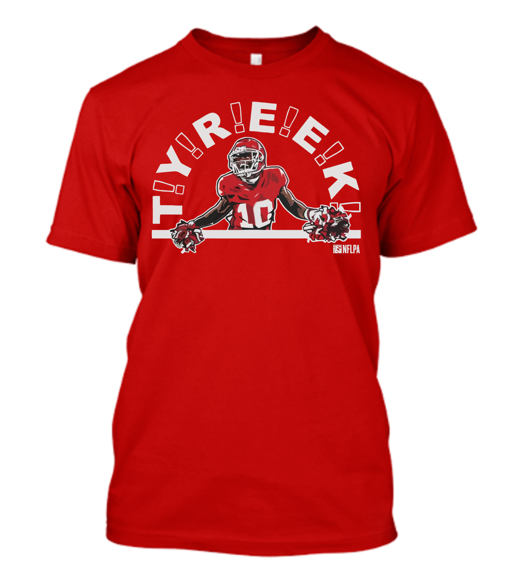 TYREEK NFLPA Football Pom-Poms T-Shirt