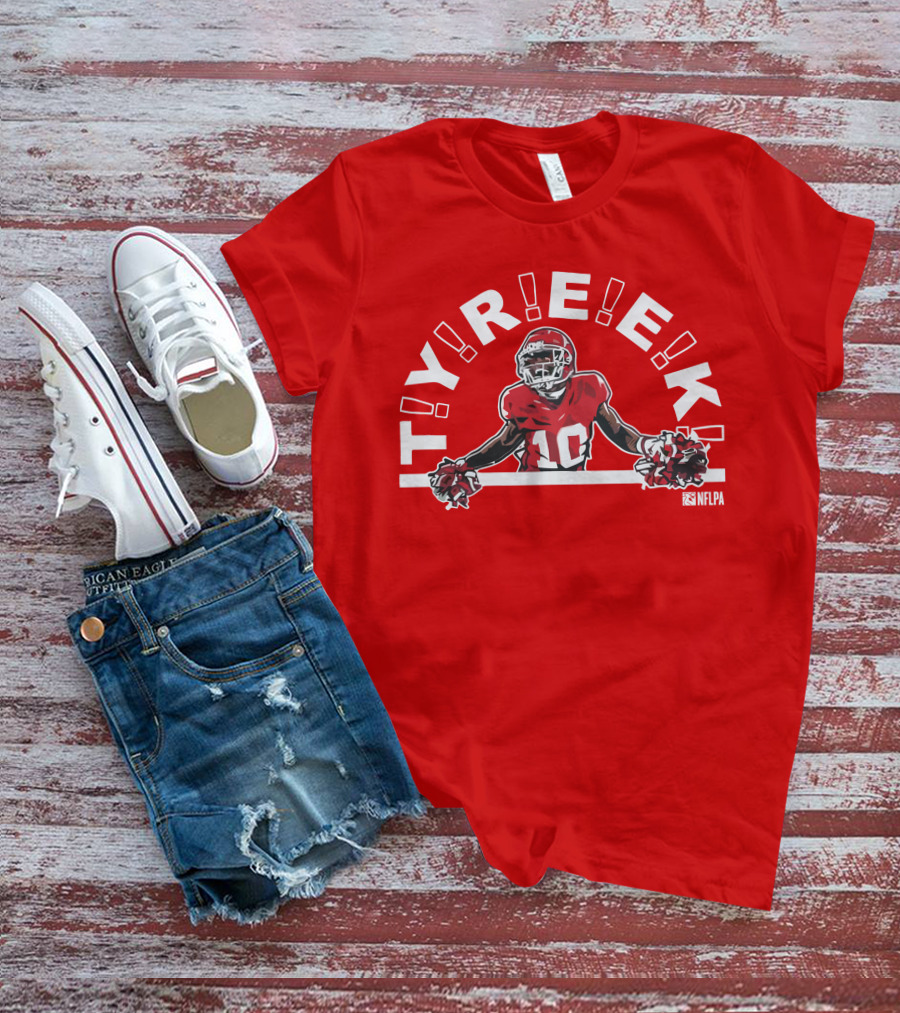 TYREEK NFLPA Football Pom-Poms T-Shirt
