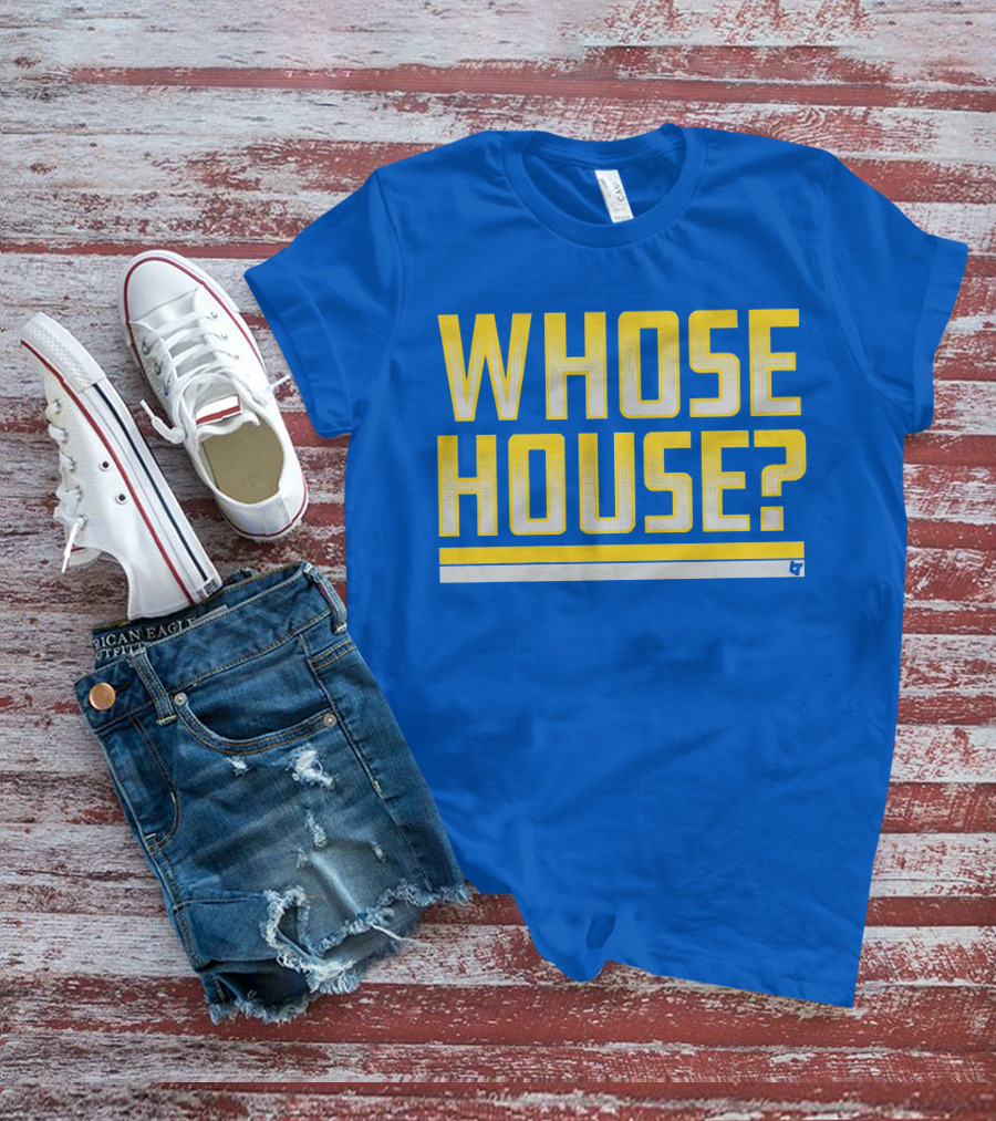Los Angeles Rams Whose House Blue T-Shirt