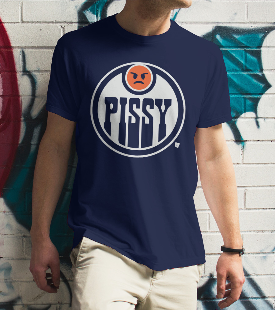 Pissy Emoticon Oilers T-Shirt