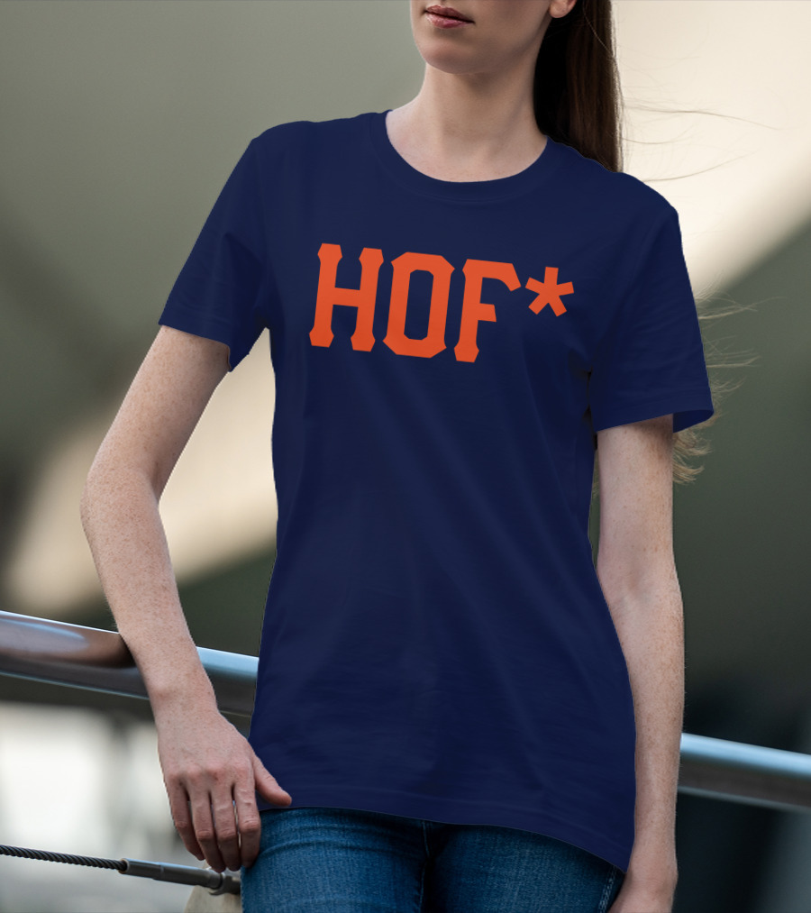 HOF* Navy Orange T-Shirt