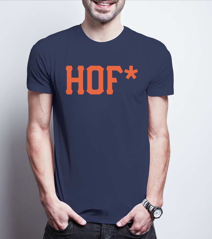 HOF* Navy Orange T-Shirt