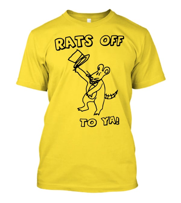 Rats Off To Ya Dancing Rat Top Hat T-Shirt
