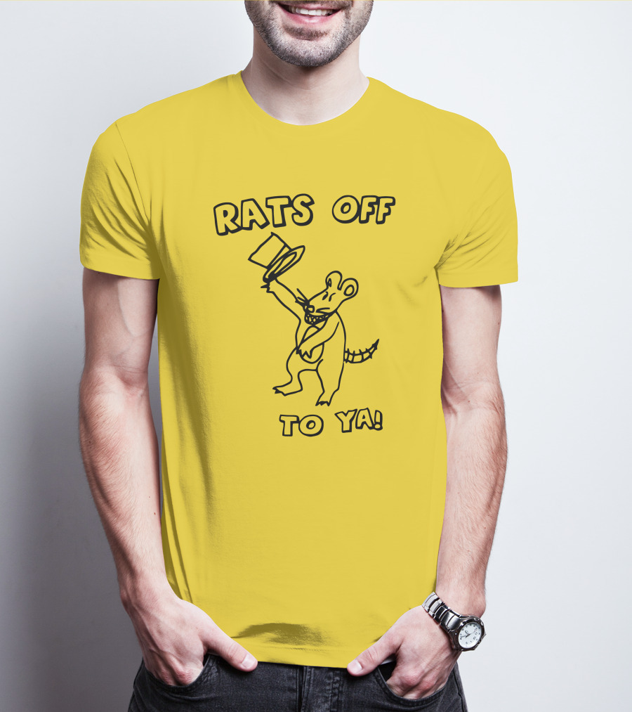 Rats Off To Ya Dancing Rat Top Hat T-Shirt