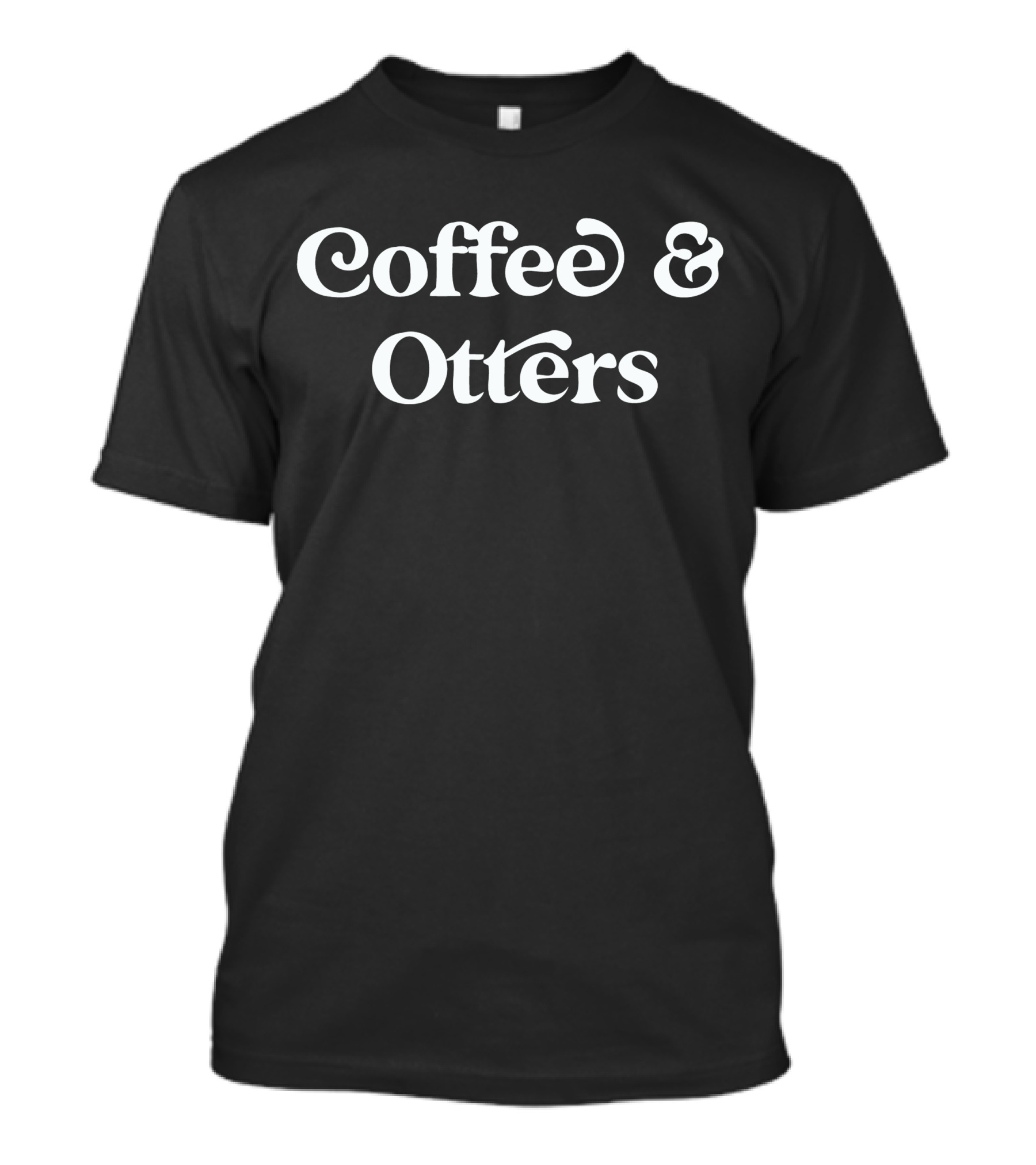 Coffee And Otters Fun Relaxation T-Shirt
