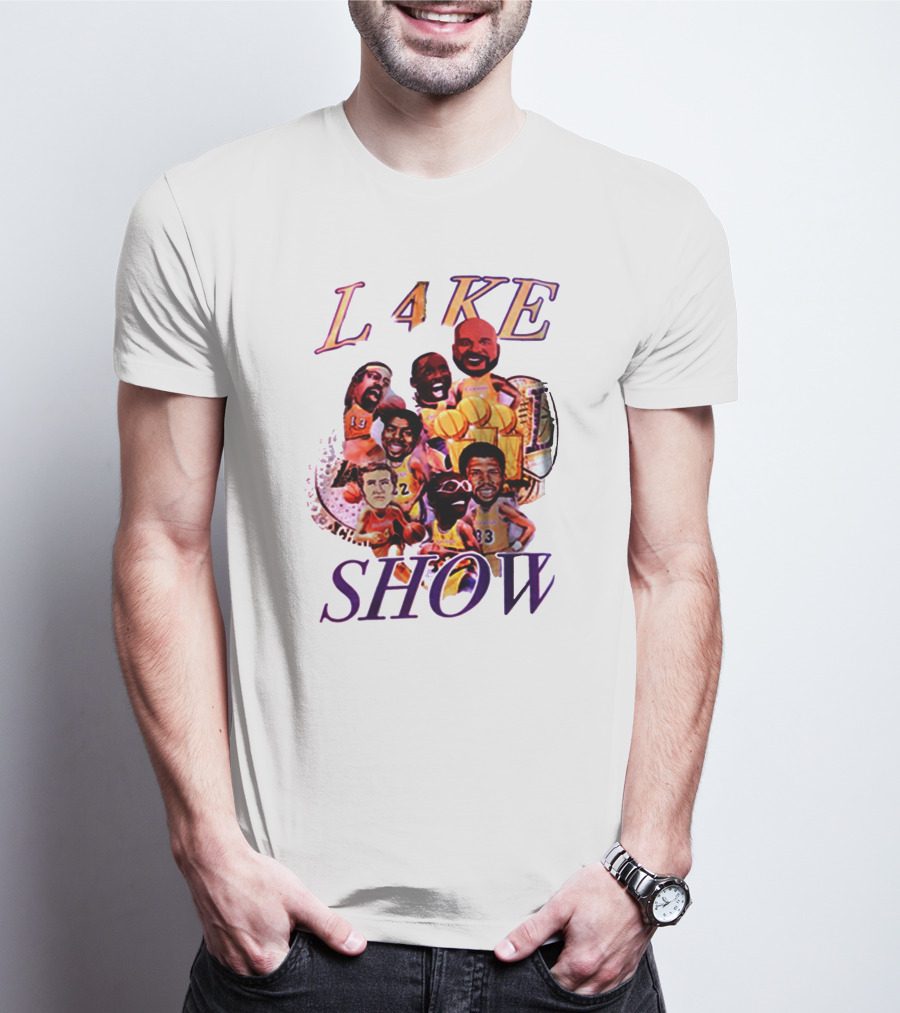 L4KE SHOW LeBron James Laker Legends T-Shirt