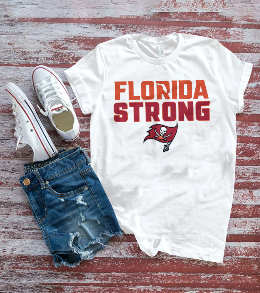 Florida Strong Buccaneers Logo Elements T-Shirt