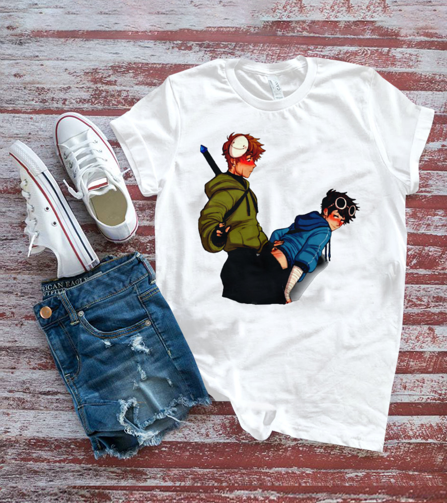 DreamNotFound Fanart Characters Fantasy Hoodie Sword Virtual Goggles T-Shirt