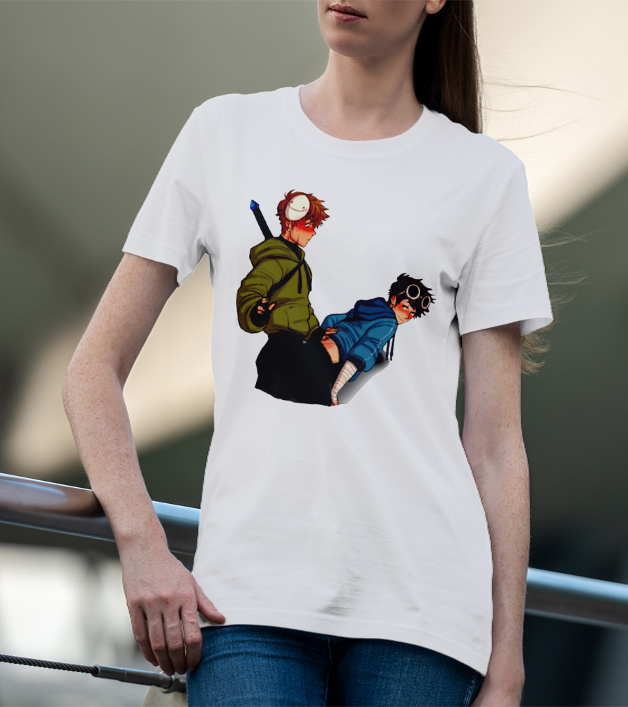 DreamNotFound Fanart Characters Fantasy Hoodie Sword Virtual Goggles T-Shirt