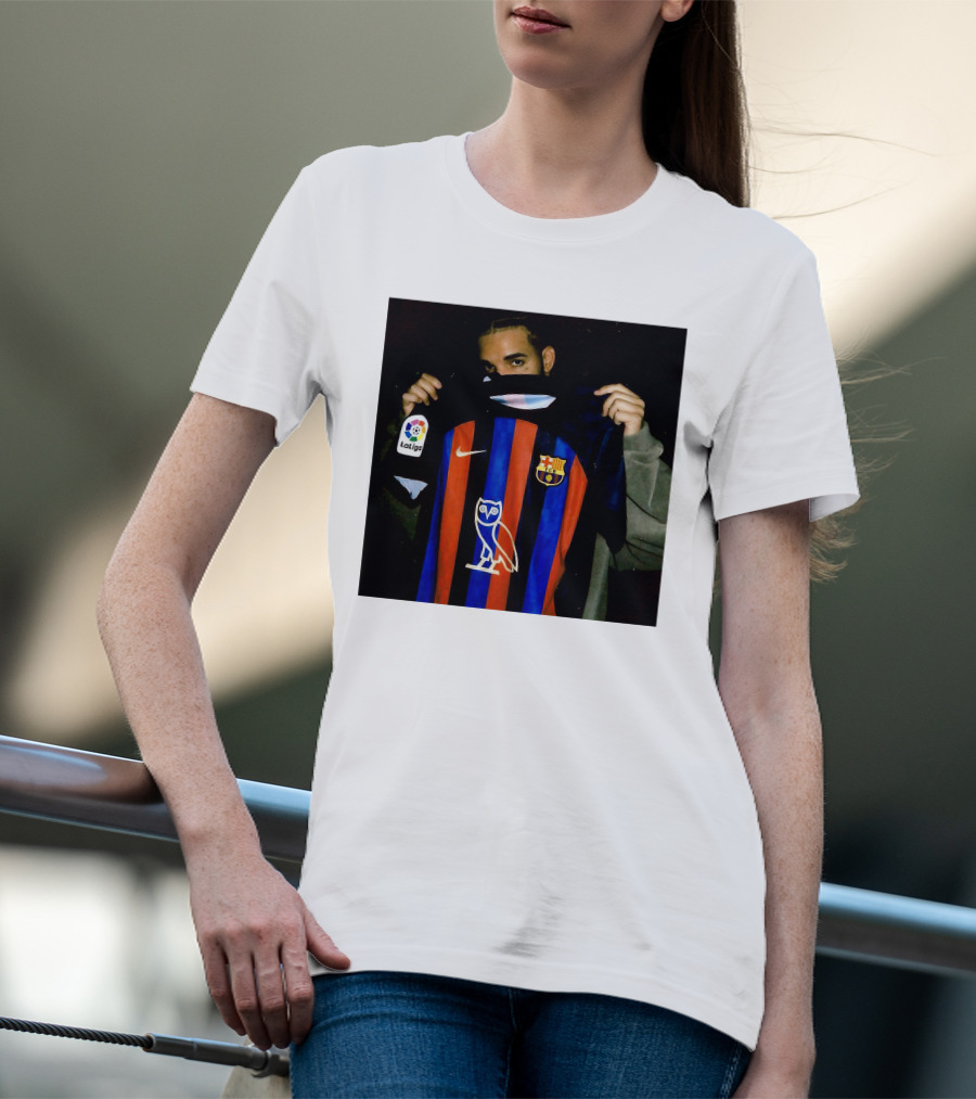 Drake Barcelona La Liga OVO FC Barcelona Jersey T-Shirt