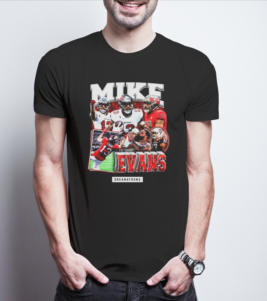 MIKE EVANS DREAMATHON FOOTBALL PHOTOS COLLAGE T-Shirt