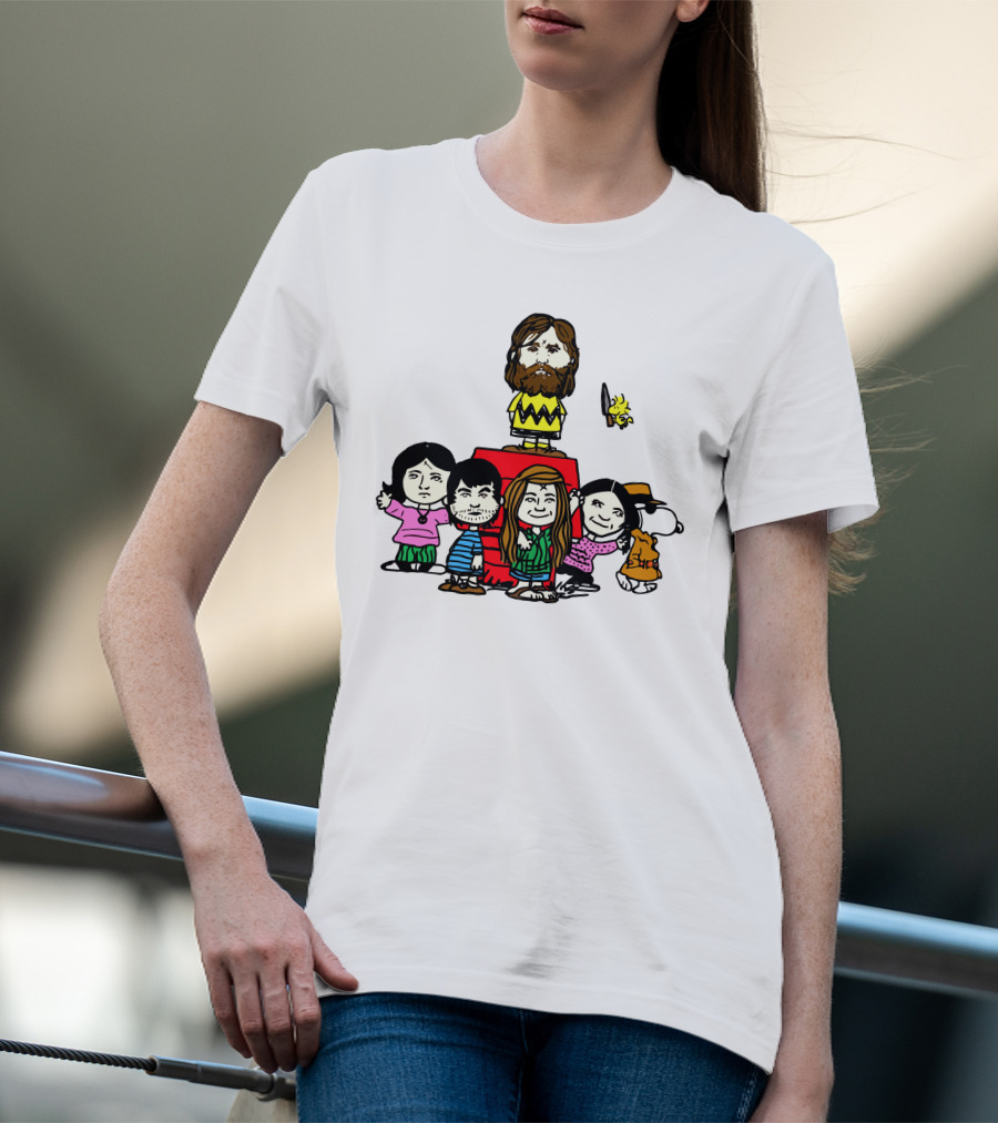 Charlie Manson And Spooky Peanuts T-Shirt