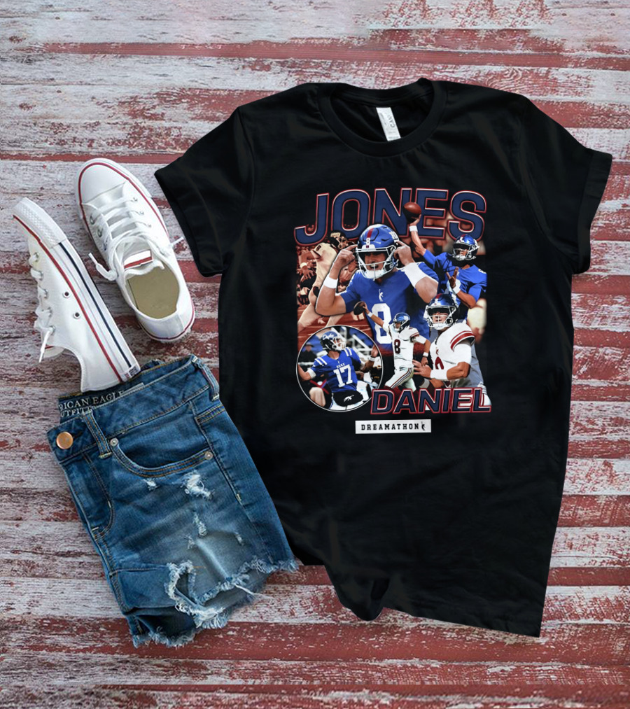 Daniel Jones Dreamathon Football Highlights T-Shirt