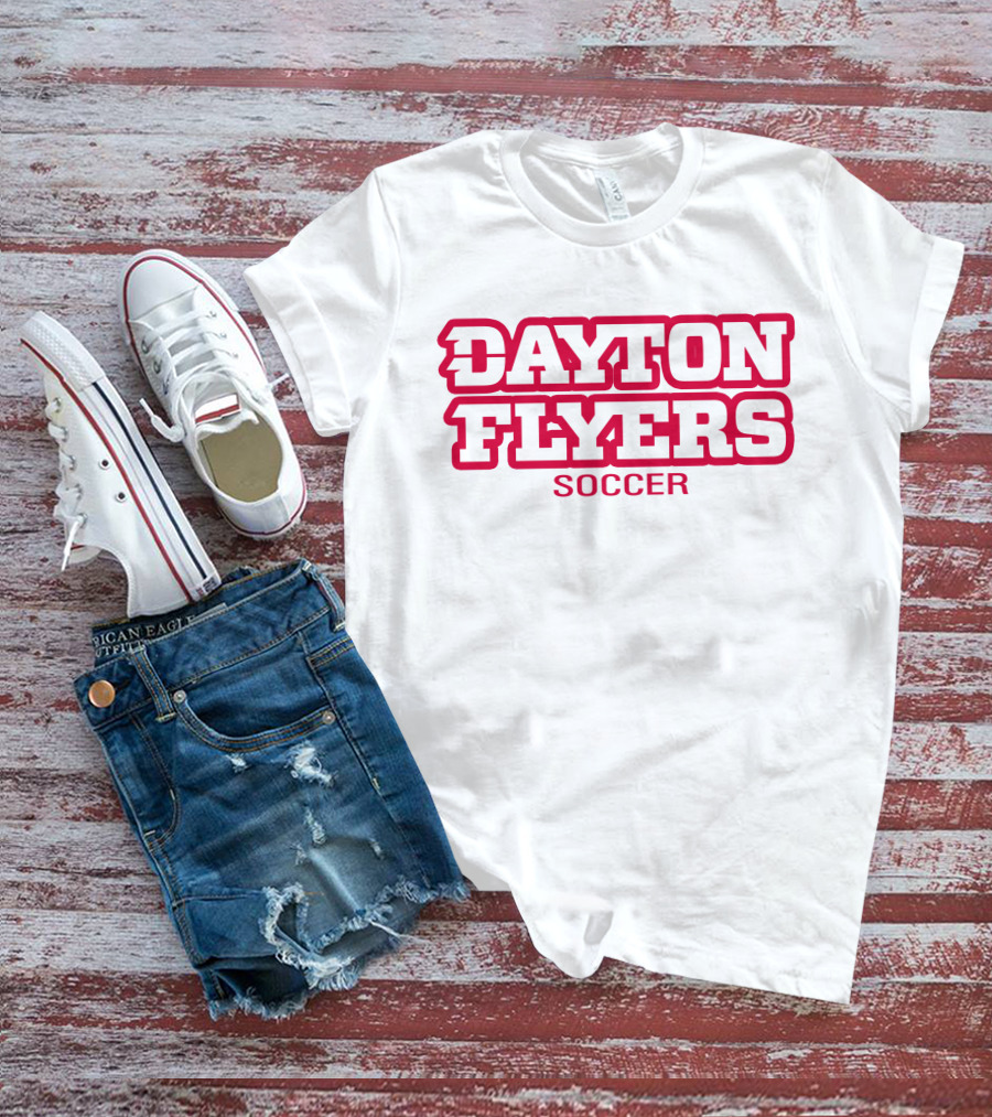 Dayton Flyers Soccer Team Spirit T-Shirt