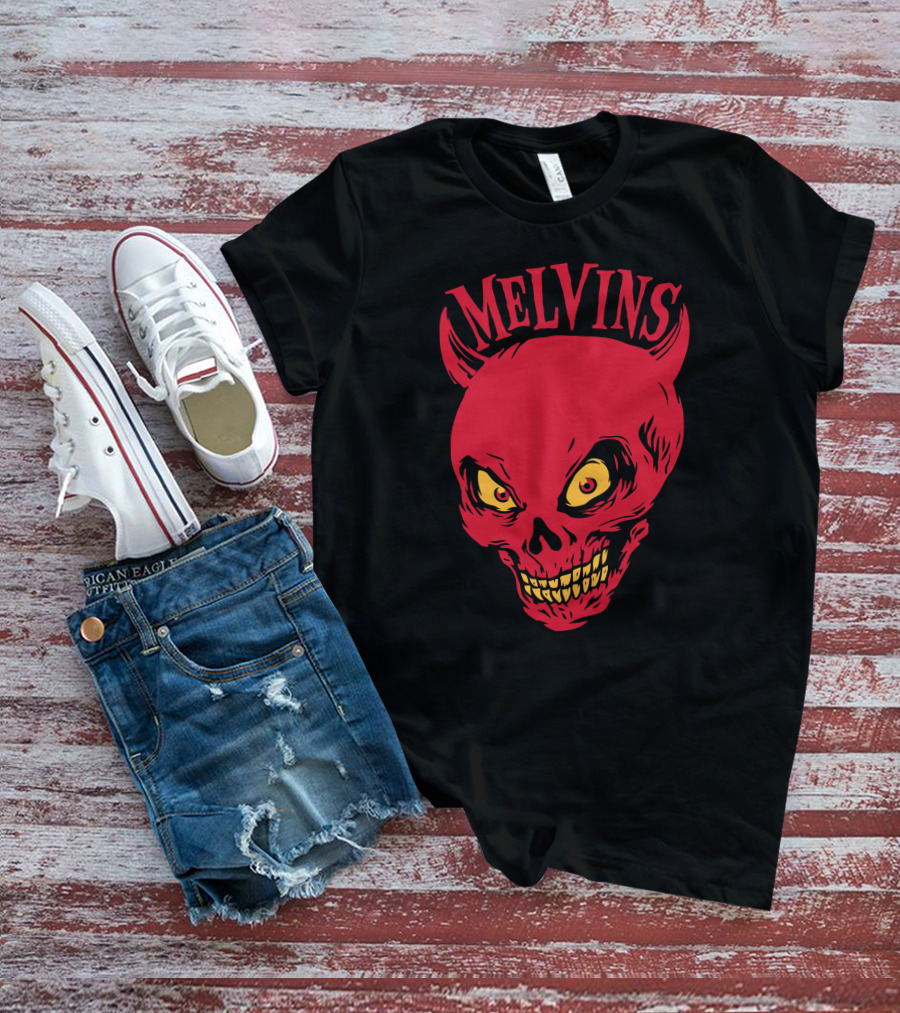 Melvins Red Devil Skull T-Shirt