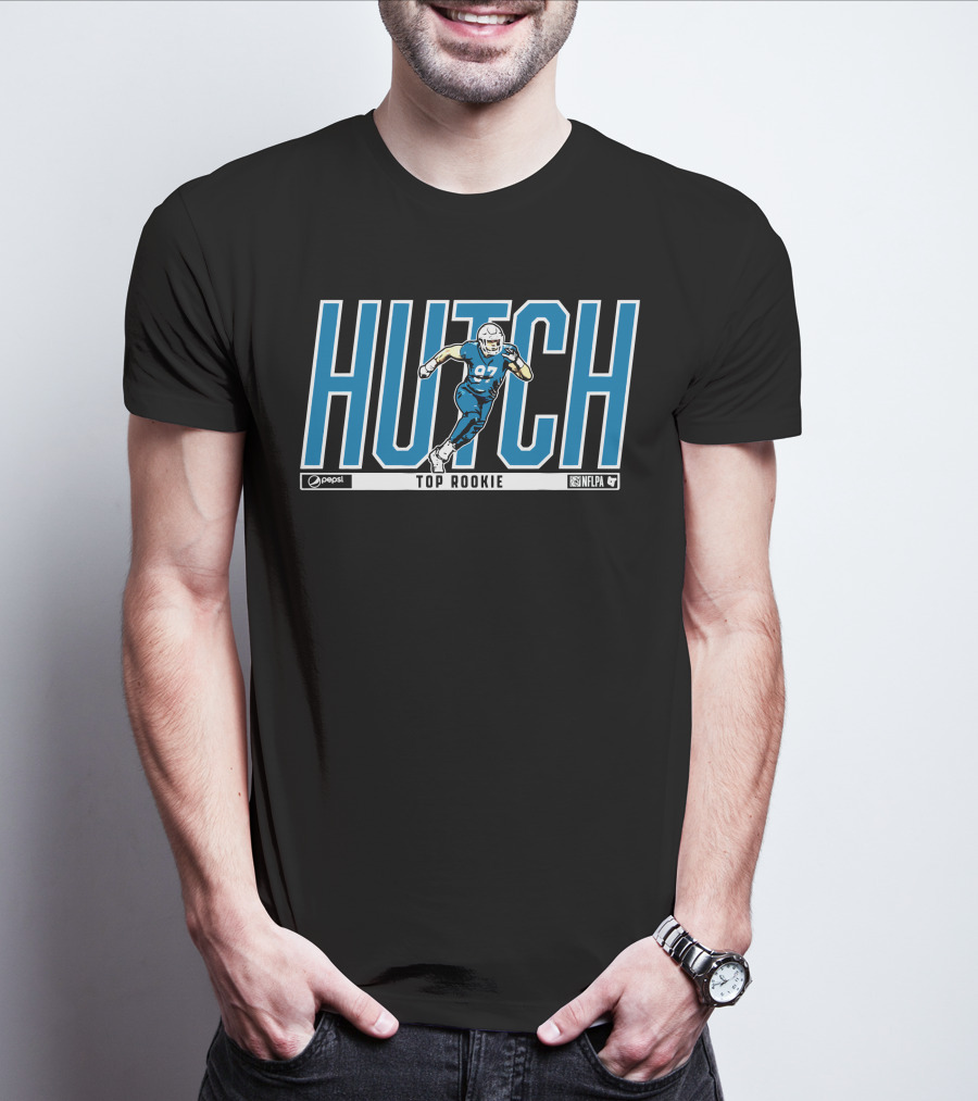 Hutchinson 97 Top Rookie Hutch Pepsi NFLPA T-Shirt