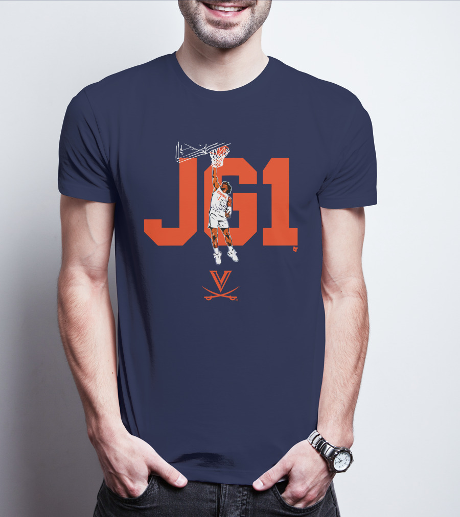 Virginia Basketball Jayden Gardner JG1 Dunk T-Shirt