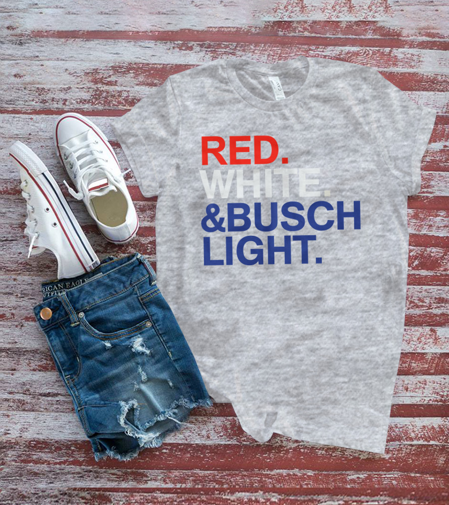 Rodney Davis Red White And Busch Light T-Shirt