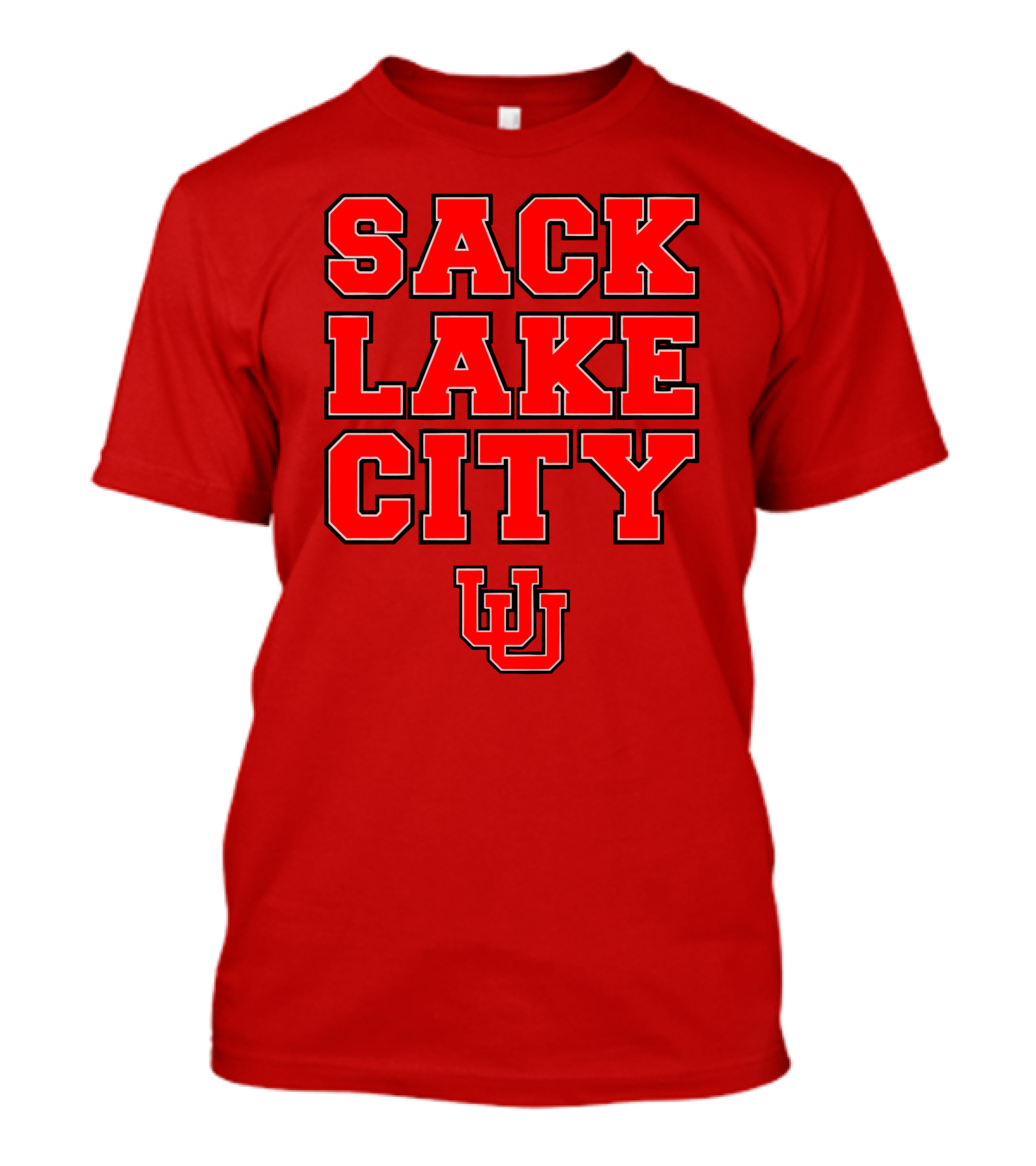 Sack Lake City Utah Football U T-Shirt