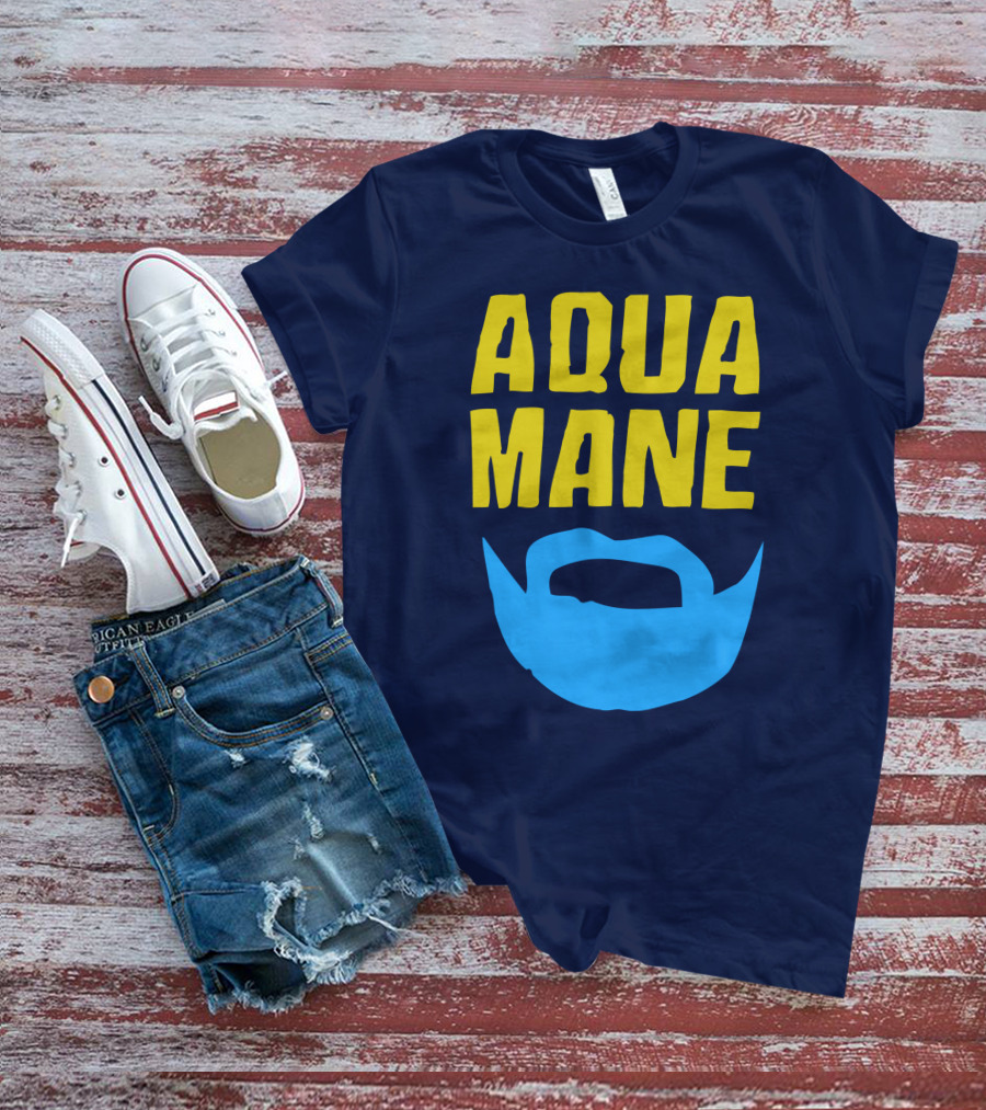 Aqua Mane Steven Adams Beard T-Shirt
