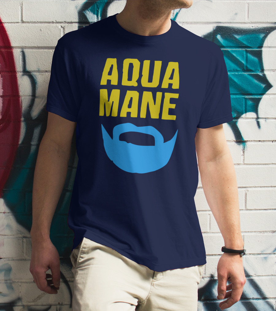 Aqua Mane Steven Adams Beard T-Shirt